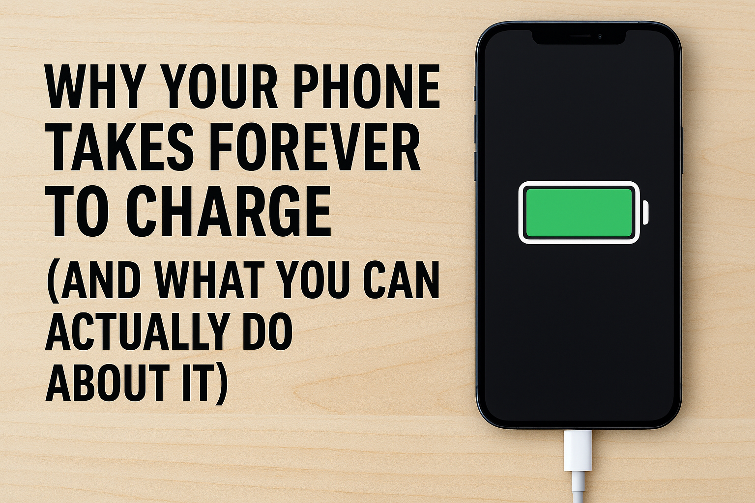 Why Your Phone Takes Forever to Charge (And What You Can Actually Do About It)